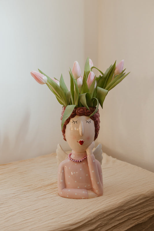 FLORAL DECORATION IN VASE ANGELO