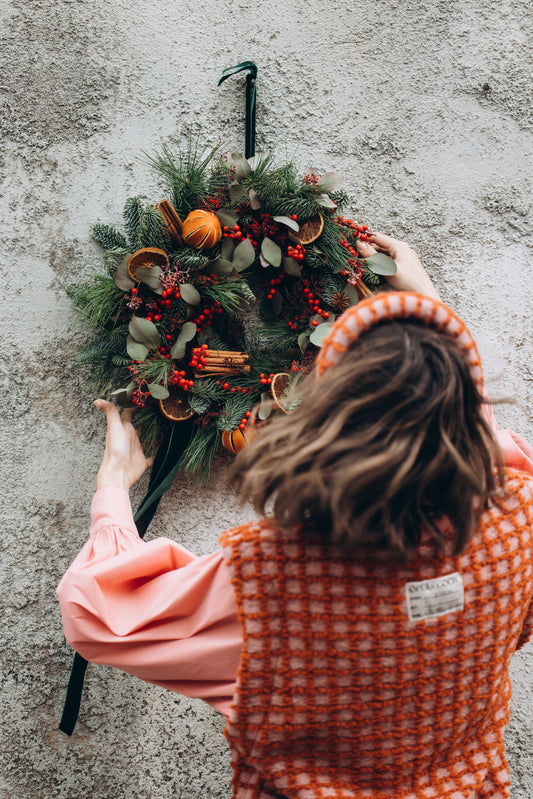 VIJENAC OD ZIMZELENOG BILJA I DODATAKA