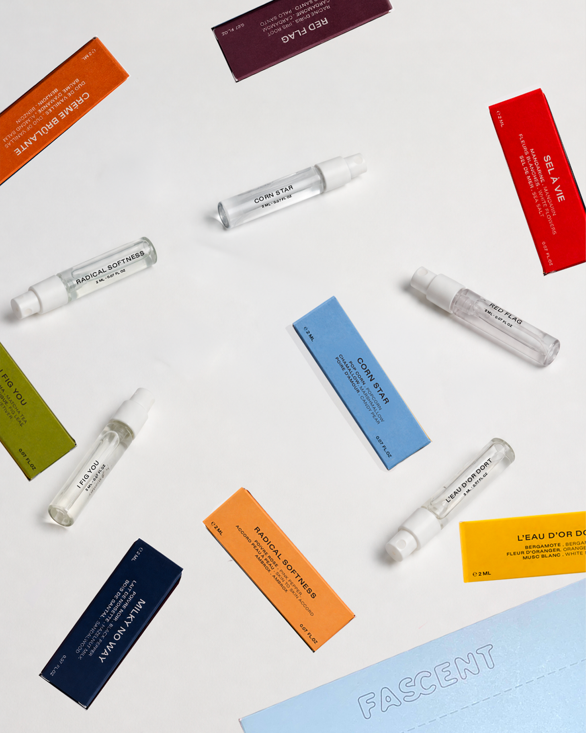 PERFUME SAMPLES - FASCENT 8 x 2ml