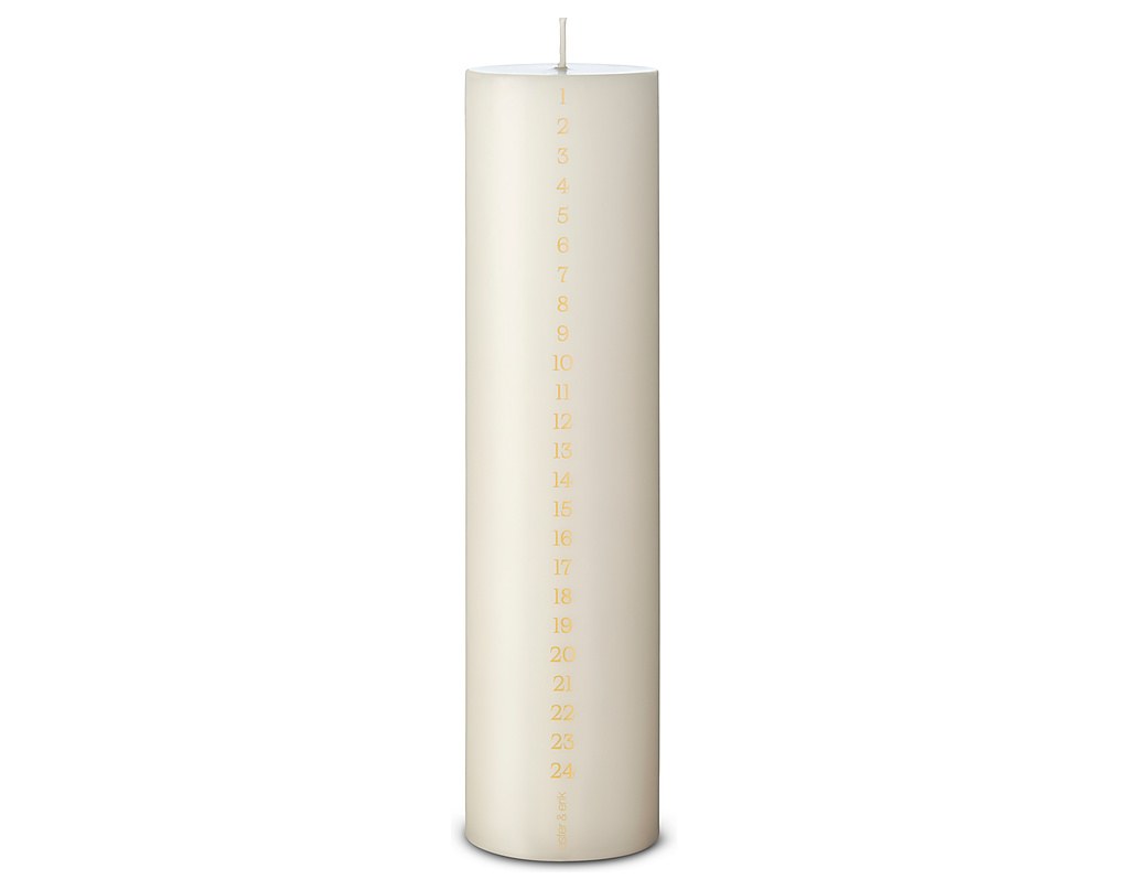 PILLAR CALENDAR CANDLE - ESTER & ERIK