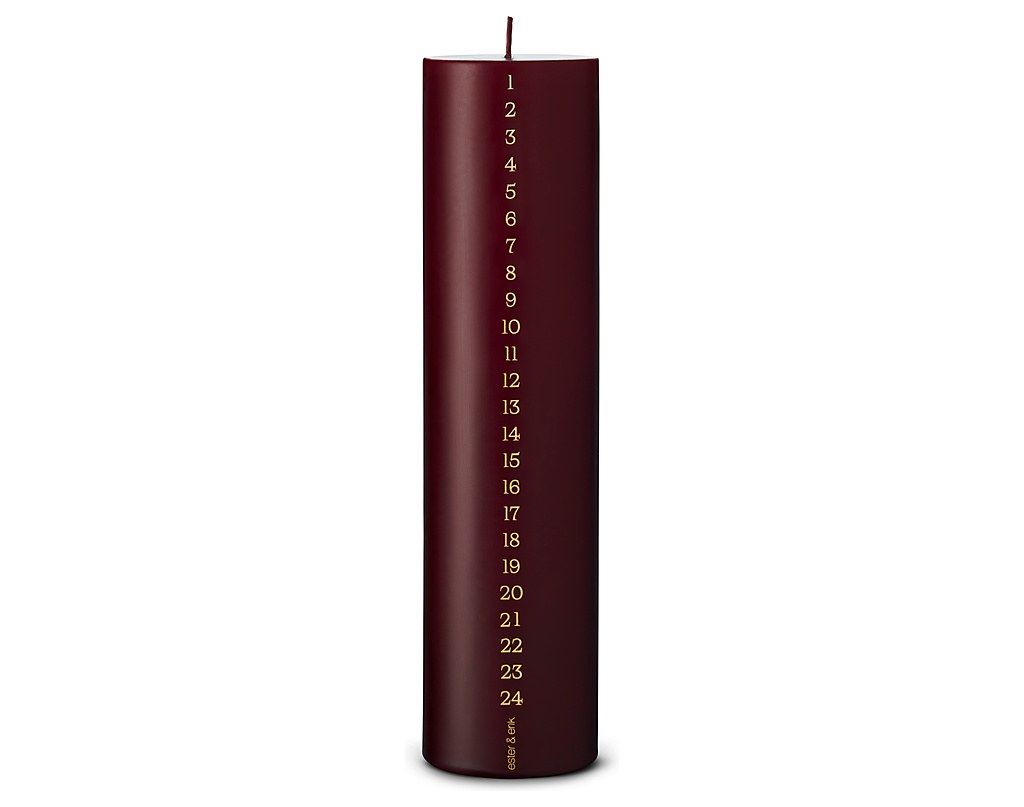 PILLAR CALENDAR CANDLE - ESTER & ERIK