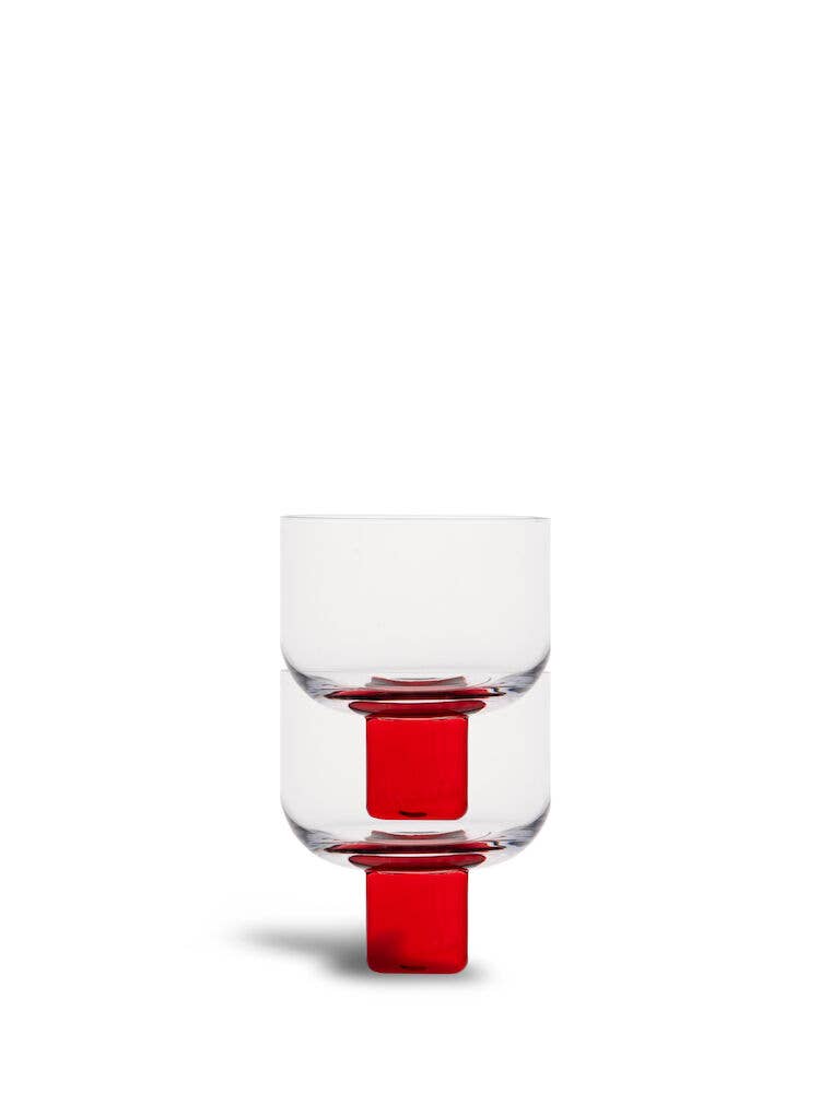 GLASS VICTORIA RED - BYON  2 PCS / SET