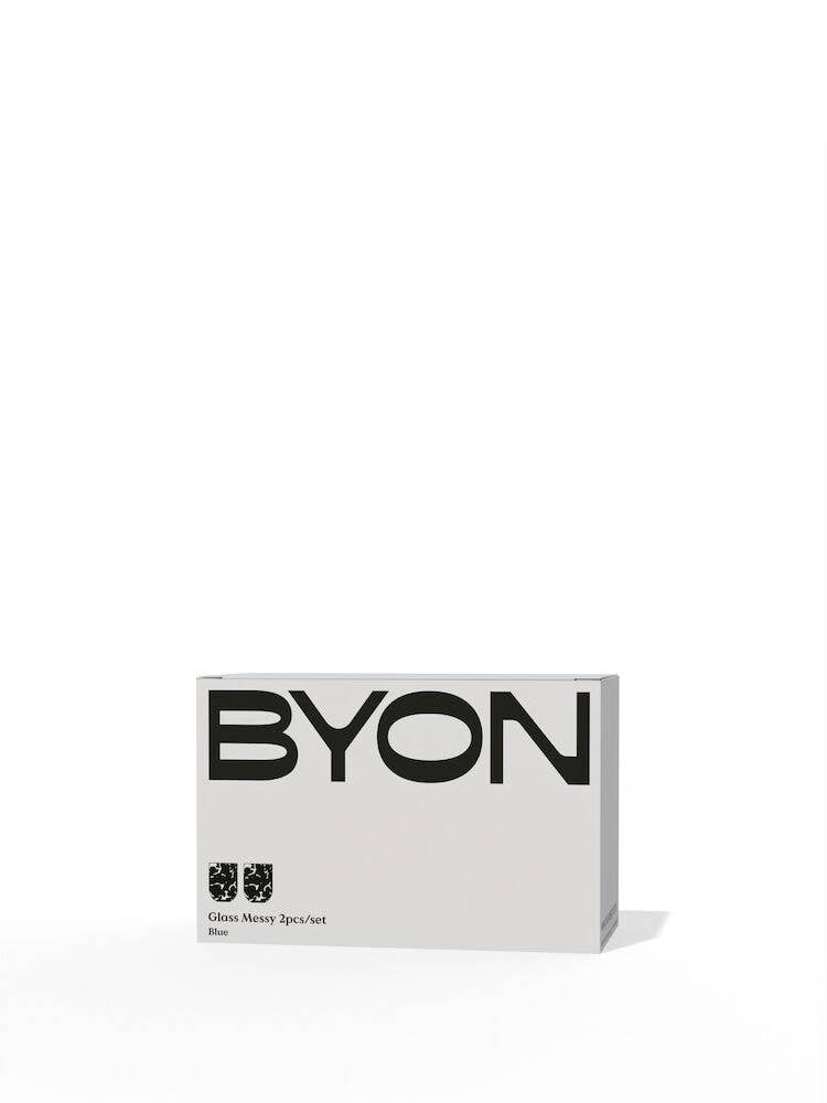 GLASS MESSY - BYON DESIGN 2 PCS / SET