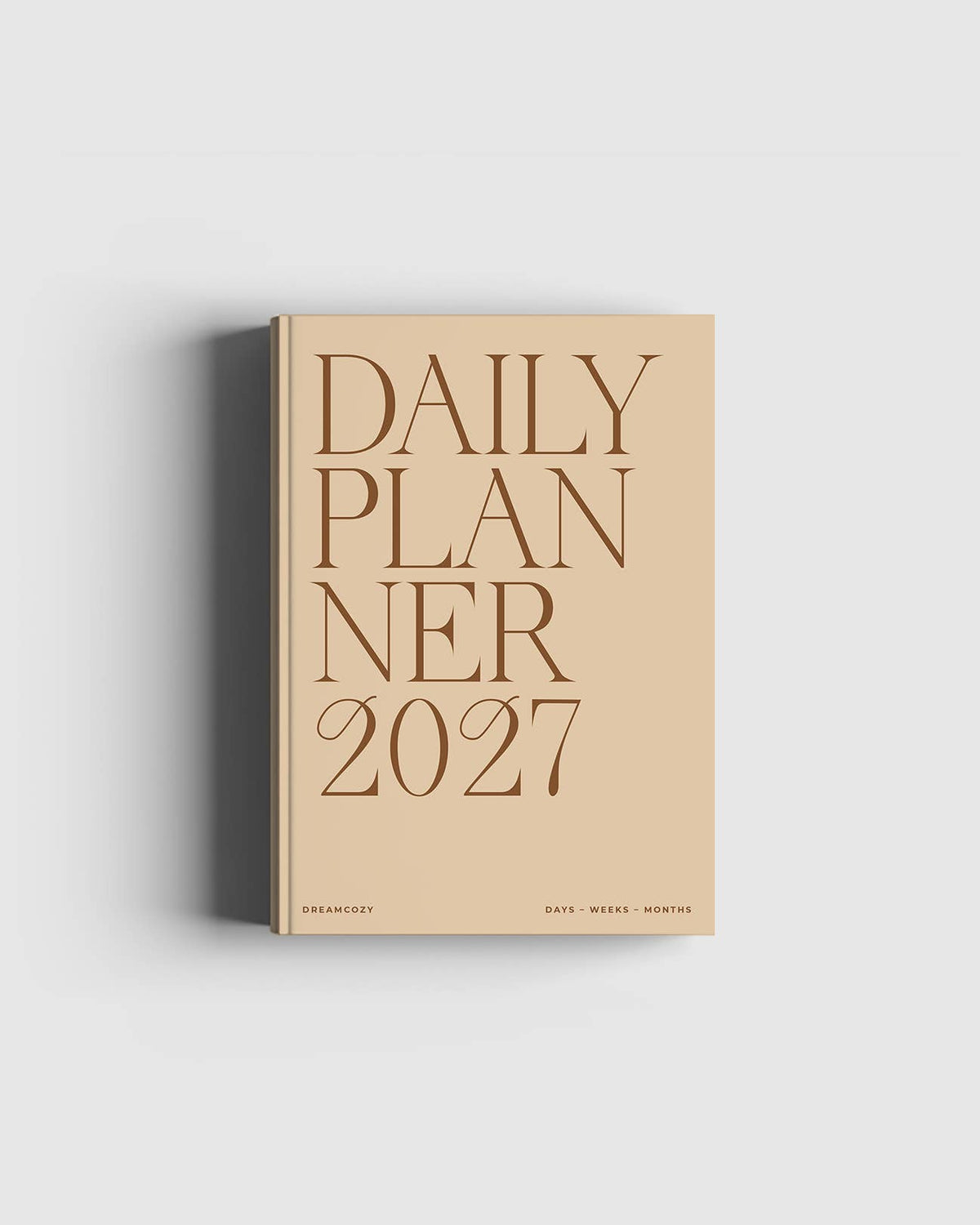 PLANNER - Cozy Planner 2027 – Latte Brown
