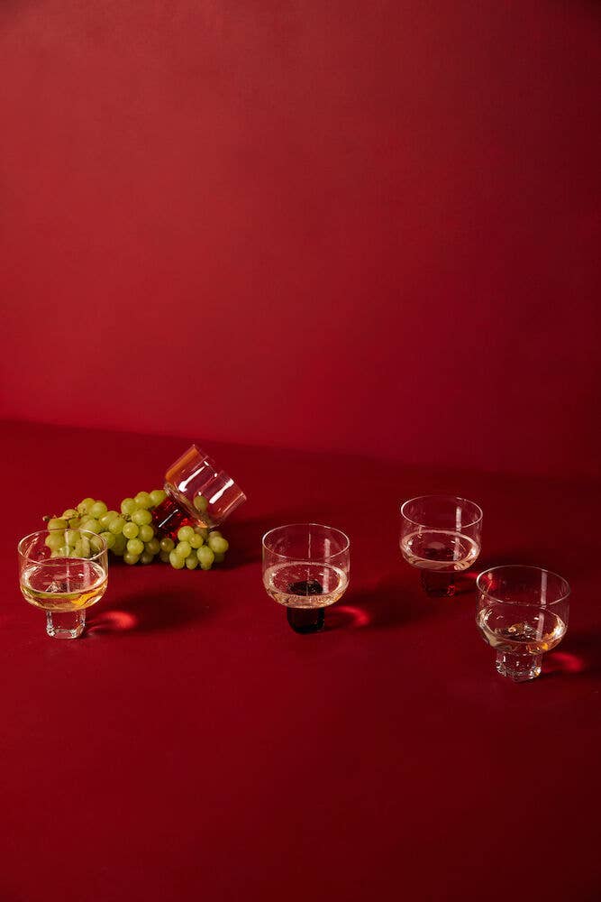 GLASS VICTORIA RED - BYON  2 PCS / SET