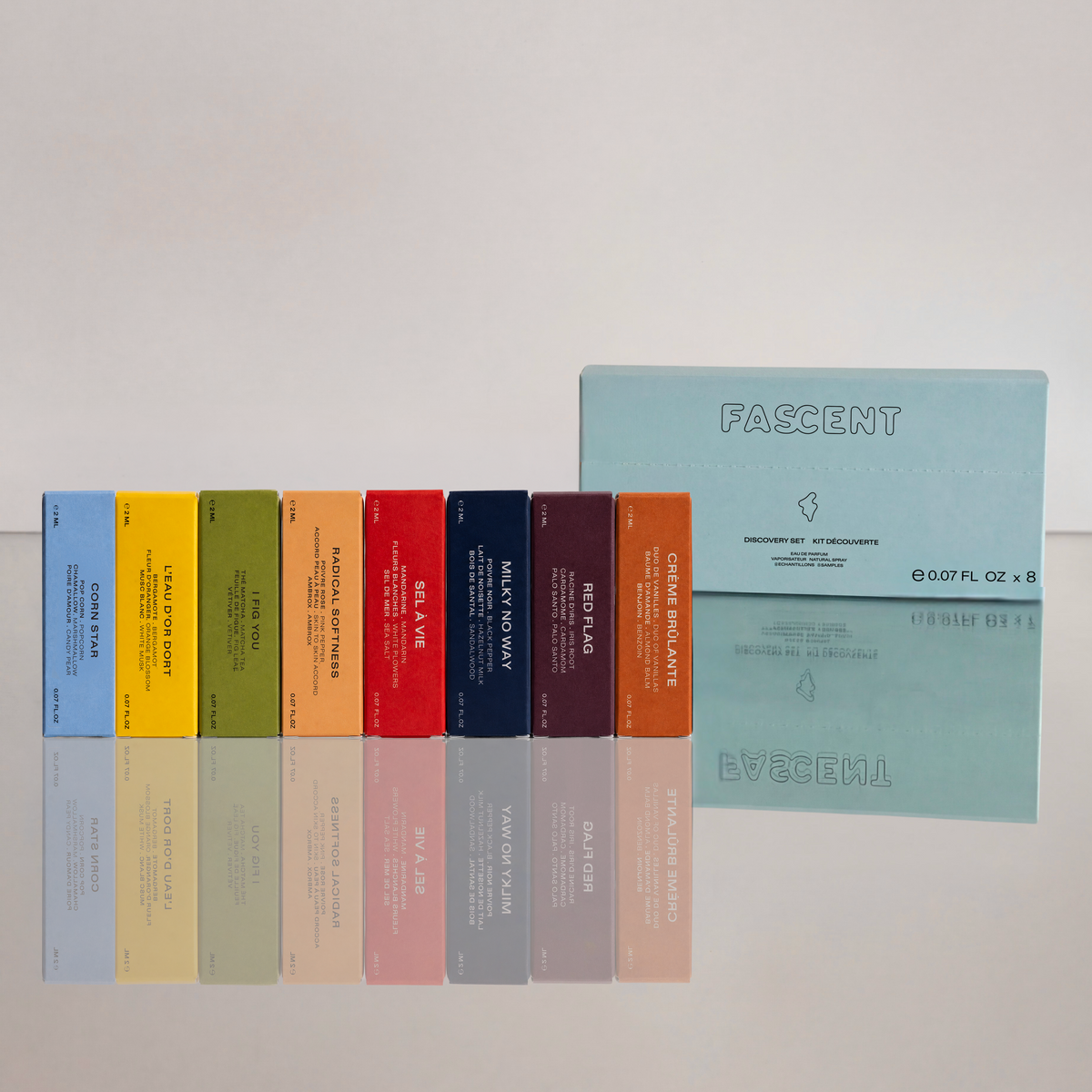 PERFUME SAMPLES - FASCENT 8 x 2ml