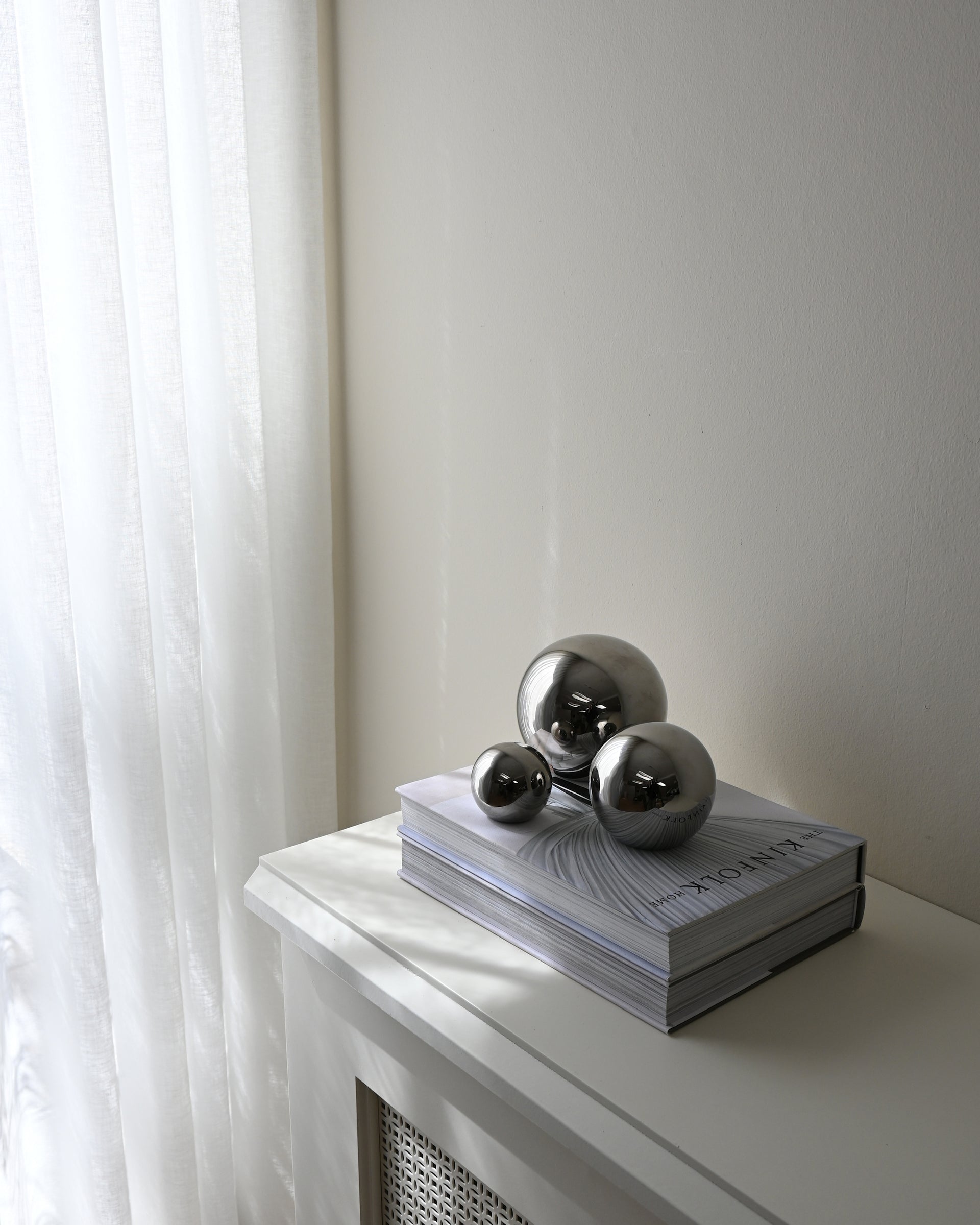 GALLERY BALLS - SET OF 3 - CHROME - 101 COPENHAGEN