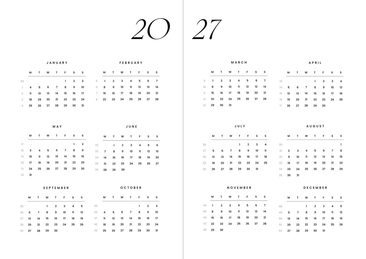 PLANNER - Planner 2027 – Berry Red