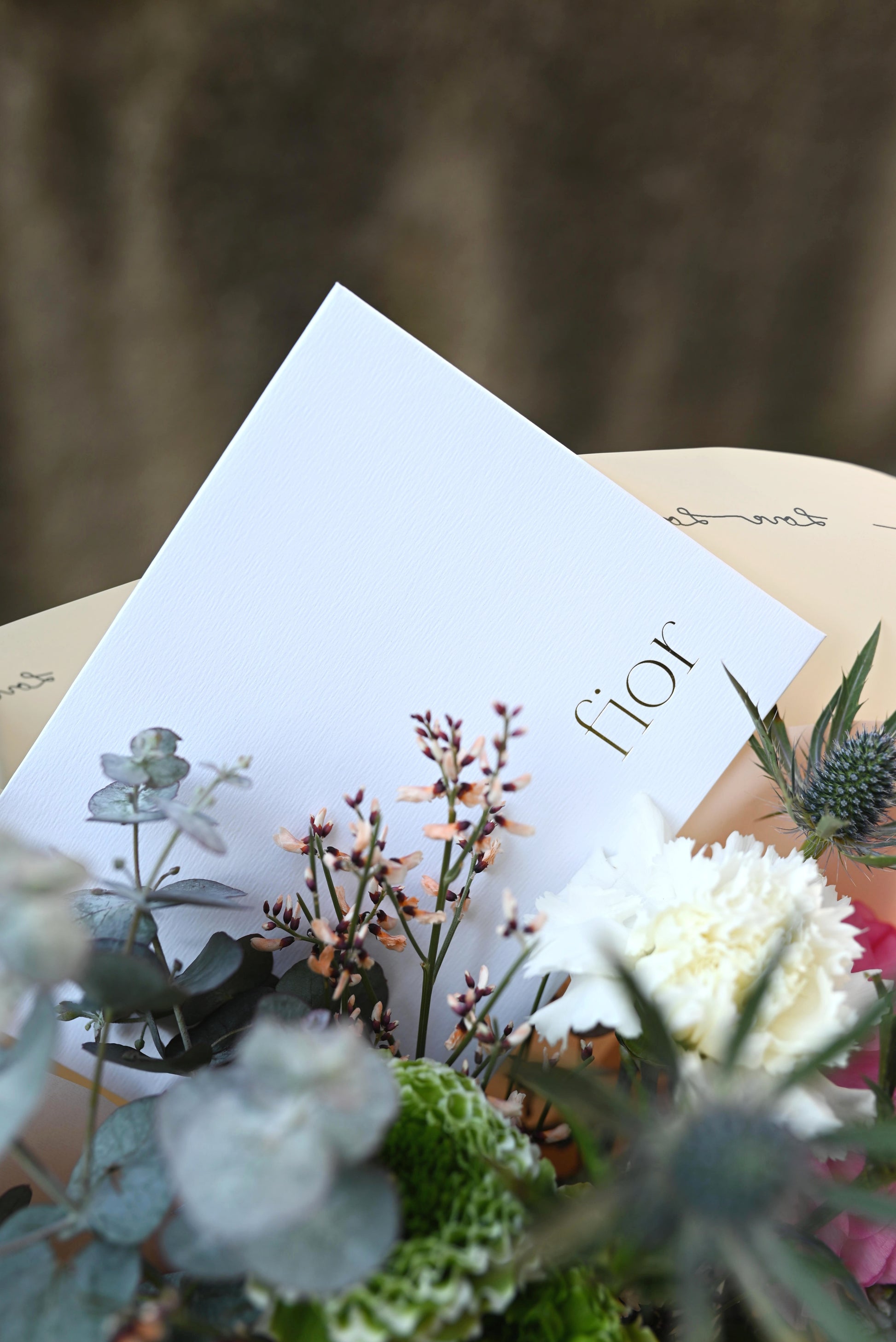 florist gift note